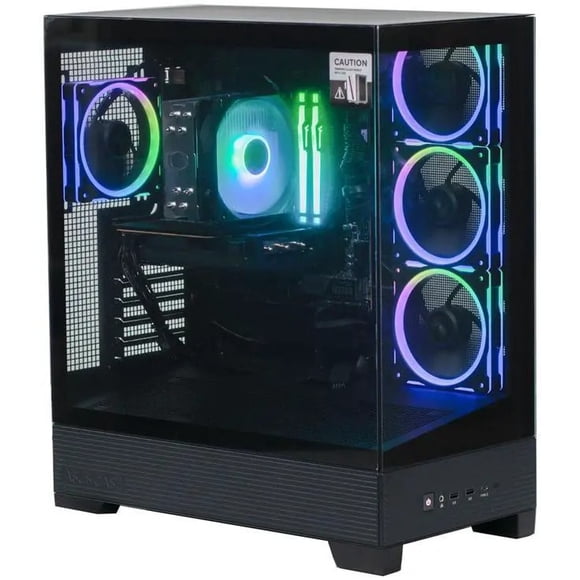 Stoneforged Scimitar Ordinateur de Bureau de Jeu, Intel Core i7-14700F, NVIDIA GeForce RTX 5060, 32 Go DDR5-6000, 1 To NVMe SSD, 700 W, Windows 11 Famille