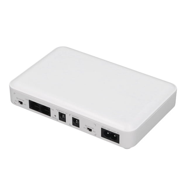 Mini UPS 8000mAh Large Capacity Continuous Uninterruptible Power Supply Output Voltage 5V 9V 12V POE 15V POE 24V Router Continuous Backup Power Supply