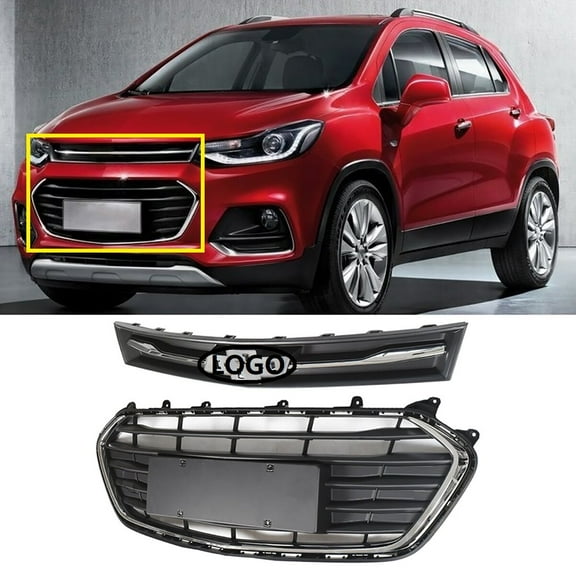 Front Upper & Lower Grille Fit for Chevrolet Trax (2017-2021)