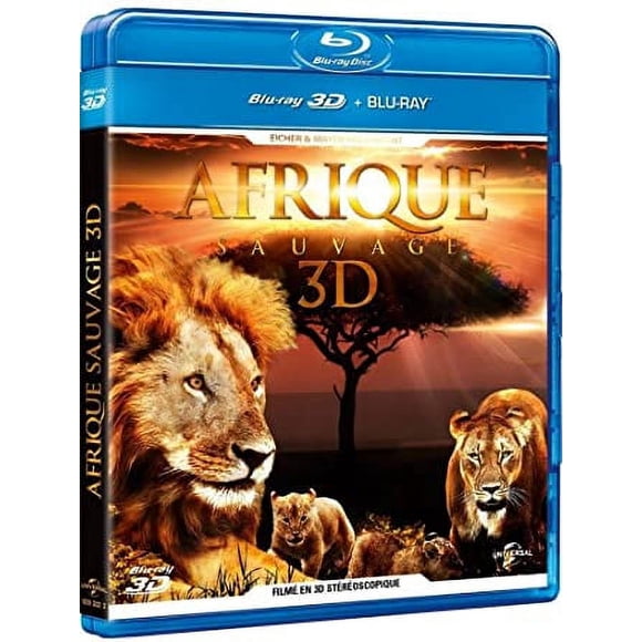(Wild Africa Wild Africa 3D un Voyage Extraordinaire 3D: un Voyage Extraordinaire) (3D & 2D) [Blu-Ray, Import Reg.A/B/C - France]