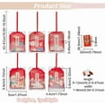 thumbnail image 3 of 6pcs Japanese Omamori Amulets Good Luck Hanging Ornament Red Blessing Lucky Charm with Lucky Stone and Sutra Books Gift for Health Wealth Success Good Fortune Happiness diy, 3 of 6