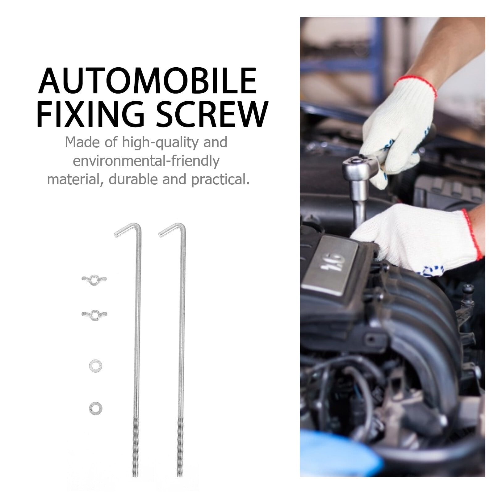 1 Set Battery Hold Down Bolts Battery Bracket Bolts Battery Bracket J