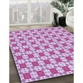 thumbnail image 2 of Ahgly Company Indoor Square Patterned Blossom Pink Area Rugs, 4' Square, 2 of 6