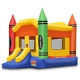 thumbnail image 3 of Cloud 9 Crayon Bounce House - Commercial Grade Inflatable Bouncer, 3 of 7