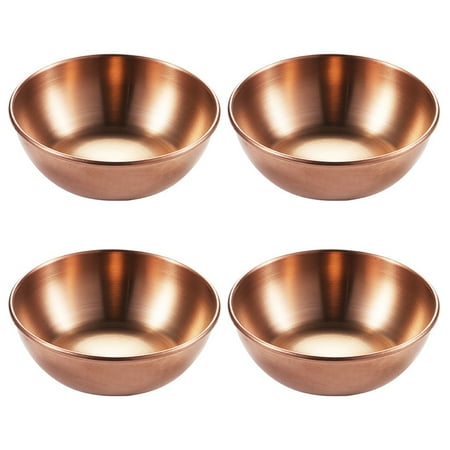 

4pcs Appetizer Serving Tray Simple Sauce Dishes Miniature Spice Dish Plate