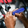 thumbnail image 4 of Raindrops Motorcycle Fork Cover Universal Guard Bike Fork Protector Damping Cover For Dirt Bike Fork Saver Motorcycle Front Fork Covers Cover Blue, 4 of 8