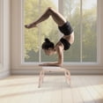 thumbnail image 2 of ToppiJoy 25 Inch Yoga Headstand Bench, Portable Yoga Inversion Bench with Seat Cushion, Stand Yoga Chair for Balconies, Offices, Gyms, 2 of 15