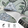 thumbnail image 6 of Yayeee Runner Rug for Bedroom 2'x6' Machine Washable Hallway Non Slip Mat, Blue Blossom, 6 of 8