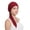 Wine, variant on AKEGAMN Women's Cotton Tail Muslim Hair Wrap Turban Hat, Gray One Size