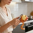 thumbnail image 4 of Ergonomic Kitchen Peeler For Effortless Fruit And Vegetable Preparation With Comfort Grip Design, 4 of 6