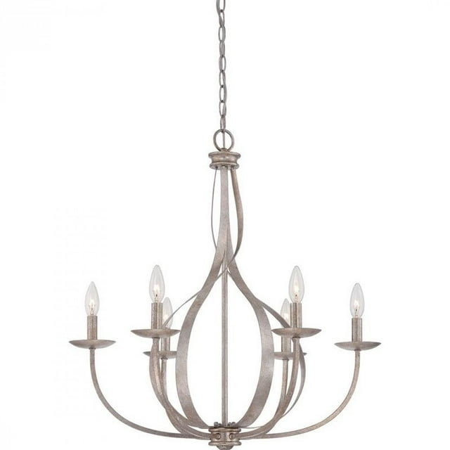 Quoizel Lustre de Sérénité avec 6 Lumières en Fresque Italienne