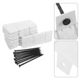 thumbnail image 2 of 10Pcs Garden Fence Border PVC for Garden Use 7.7x0.7x0.3in, 2 of 9