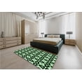 thumbnail image 4 of Ahgly Company Indoor Rectangle Patterned Light Green Area Rugs, 7' x 10', 4 of 6