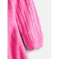 thumbnail image 3 of Wonder Nation Toddler Girls Knit Dress with Long Sleeves, Sizes 12M-5T, 3 of 3