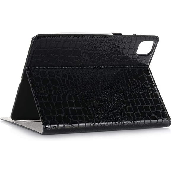 iPad Pro 12.9 inch 2020 & 2018 Case for Women, DMaos Crocodile Reflector Leather Stand Folio Case Smart Cover with Pen