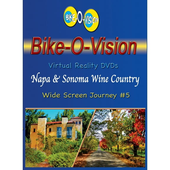 Indoor Cycling Workout Video – Napa & Sonoma Wine Country Scenic Ride | Bike-O-Vision DVD (Journey #5)