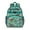 Blue-green, variant on Cute canine backpack with paw and bone motifs, roomy backpack, perfect backpack for students or travel