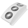 thumbnail image 1 of Car Solar Powered Fan, 4000 RPM Car Exhaust Fan 3 Fans With 2 Levels, Eliminate The Peculiar Smell Low Noise Window Cooler Fan USB Car Radiator For All Cars, With Adhesive Strip, 1 of 8