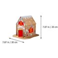 thumbnail image 3 of KAIYANG Manualidades navideñas de bricolaje: casa de galletas de madera, suministros para fiestas navideñas, juego, 3 of 3
