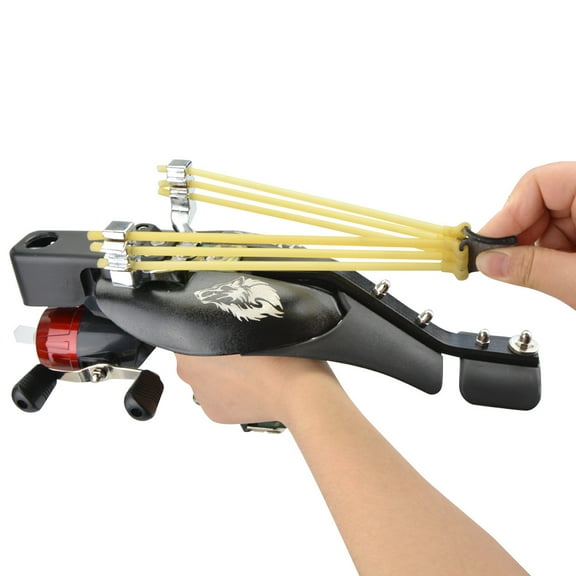 Fish Shooter Slingshot Hunting Catapult Suit Brush Arrow Stand Special Archery Slingshot for Outdoor Hunting