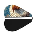 thumbnail image 5 of Yiaed Surreal Bald Eagle Gentleman Print Hair Cap with Button,Coral Fleece Hair Towel Wrap for Women Wet Hair,Quick Dry Turban for Wet Hair Long Thick Hair, 5 of 5