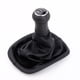 thumbnail image 1 of Pomo del cambio Nuevo 5 velocidad engranaje cambio pomo Gaitor arranque negro cuero de la PU para VW Meterk Pomo del cambio, 1 of 7