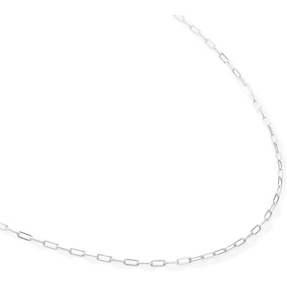 Beyond Brilliance 925 Sterling Silver 16/20 Inch Link Chain Necklace for Women/Men