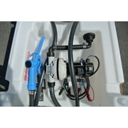 AM-TANK 58-Gallon DEF Tank with 12V Pump, Nozzle, and Covering Lid