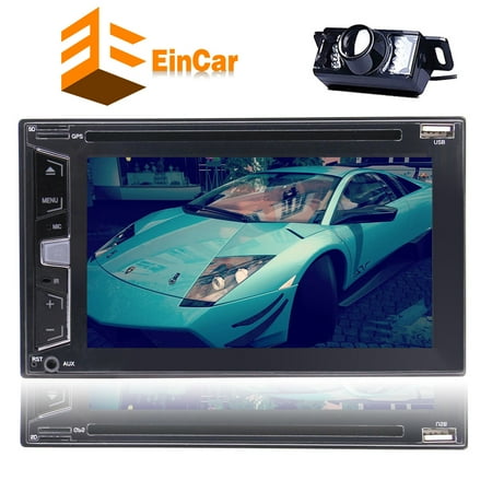 Rear View Camera Included!!! 2 Din Car Radio Audio Stereo DVD CD Player In Dash Head Unit Autoradio support 6.2