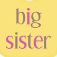 thumbnail image 4 of Inktastic Big Sister Girls Baby Bib, 4 of 4