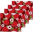thumbnail image 2 of GZHJMY Strawberries Wash Cloth Set of 2, 12 x 12 Inch Cotton Baby Washcloths Absorbent and Super Soft Feel Fingertip Towel Face Towels for Bathroom, Gym, Spa, 2 of 7