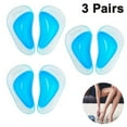 thumbnail image 1 of Apuakthei Plantillas para zapatos con soporte para el arco de la fascitis plantar, 3 pares, almohadillas de gel gruesas para el arco para pies planos, almohadillas autoadhesivas para el arco para, 1 of 8