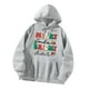 thumbnail image 5 of Sudadera con capucha para mujer Sudadera con capucha de manga larga Sudadera con capucha con cordón impresa XL, 5 of 8
