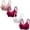 Pink, variant on Womens Bras,Wireless Bras for Women,Supportive Bras for Women,Soft,Stretch Fabric,Solid,Nylon,Red,4XL