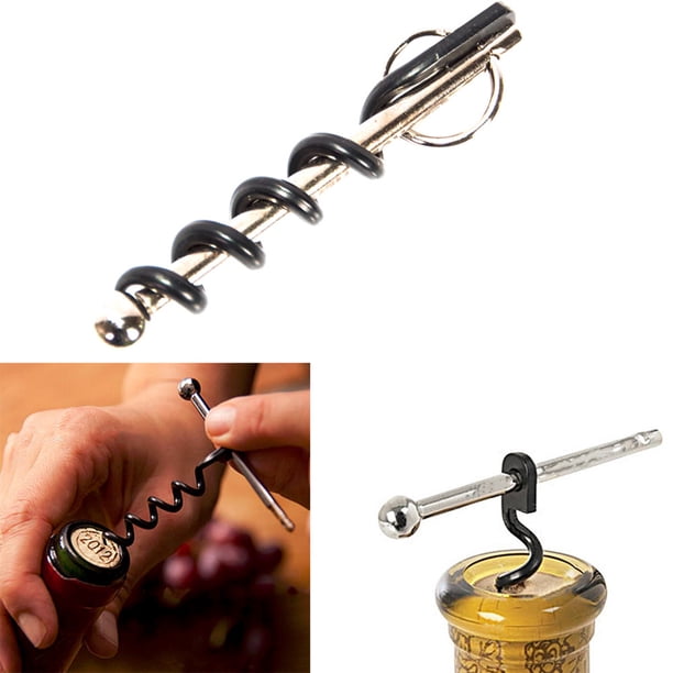 Bewildely Sacacorchos de vino universal con sacacorchos de botella de vino de acero inoxidable anticorrosión Cocina y Comedor