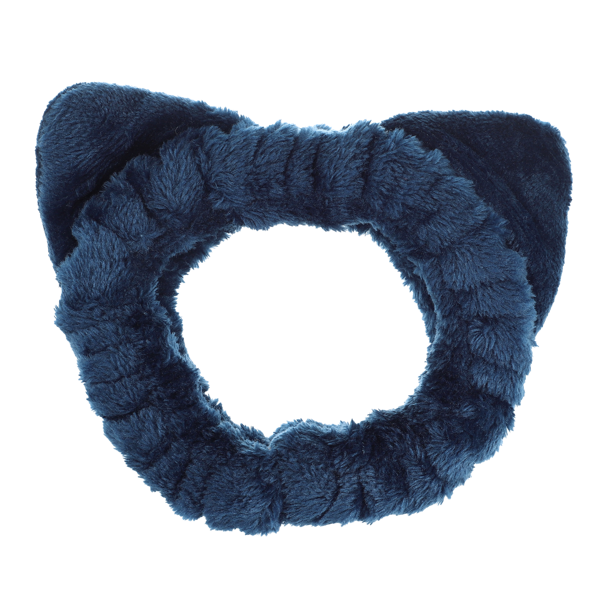 Unique Bargains Fashion Cartoon Cat Ears Headbands for Women 6.30"x5.91" 1 Pc Blue