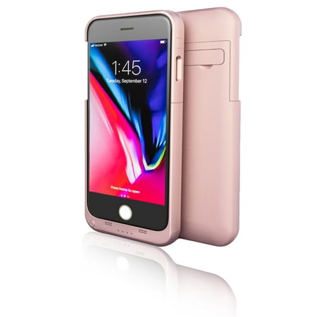 Indigi Slim Rose Gold Rechargeable Juice Pack Battery Case - 3200mAh - iPhone