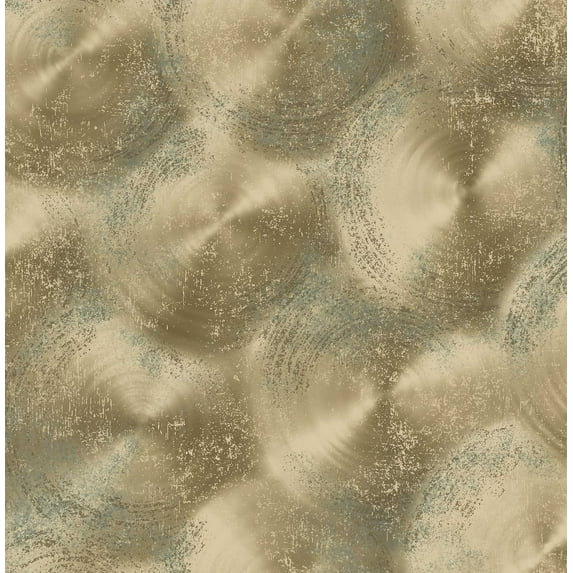 A-Street Prints by Brewster 2701-22339 Reclaimed Tarnished Metal Gold Metallic Texture Wallpaper