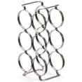 thumbnail image 2 of Mango Steam 6 Bottle counter-top Wine Rack - Storage Organizer for Kitchen countertops, Pantry, Fridge - (Silver), 2 of 6