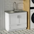 thumbnail image 6 of Simpli Home Reed All-In-One 36-inch Laundry Utility Sink and Cabinet, 6 of 17