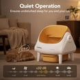 thumbnail image 5 of PawPetica Open-Top Self-Cleaning Cat Litter Box – Large Waste Drawer,Includes Trash Bags & Fragrance Box,Summer Yellow, 5 of 8