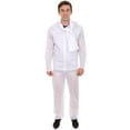 thumbnail image 2 of HPO Adult Men's Animated Movie Supervillain Costume, White Halloween Costume, 2 of 9