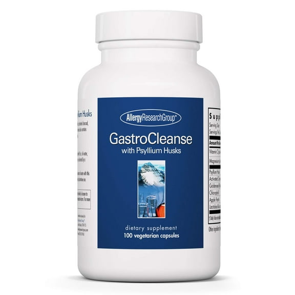 Allergy Research Group Gastro Cleanse Supplement - Gut Cleanse Detox, Constipation Relief for Men & Women, Colon Cleanse, Magnesium - 100 Count