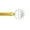 Gold, variant on Curtain Rods for Window 3/4" Standard Single Curtain Rod With Crystal Glass Ball