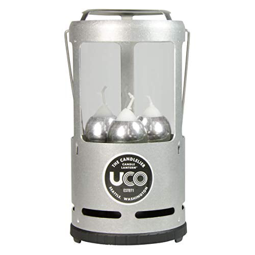 Details about  / UCO Candlelier 3 Candle Lantern Polished Aluminum Construction Stainless Handle