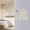 thumbnail image 5 of Dailycode Light Switch Plate Covers 3 Gang Wall Plate Plastics Outlet Covers for Kitchen Home Office Decor Flowers and Dragonflies, 5 of 8