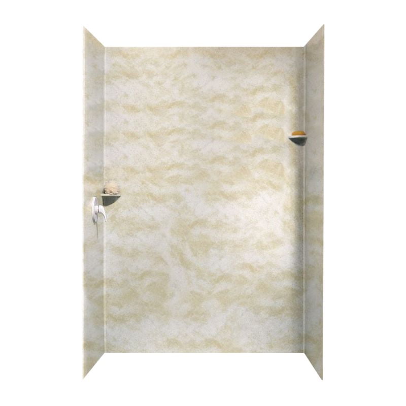 Swan SK366296125 Solid Surface Alcove Shower Wall Surround, 36in L x