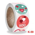 thumbnail image 3 of Étiquette Autocollante Décorative Ronde Saint-Valentin, 3 of 8