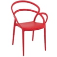 thumbnail image 1 of Compamia Mila Dining Arm Chair in Red, 1 of 9