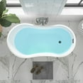 thumbnail image 5 of Vanity Art 54" Acrylic Freestanding Soaking Bathtub, 5 of 10